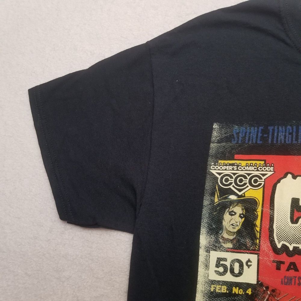2016 Alice Cooper World Tour T Shirt size medium‎ Local Crew Rock Music Tour Tee - Picture 7 of 13